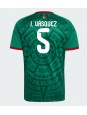 Muži Futbalové oblečenie Mexiko Johan Vasquez #5 MS 2026 Krátky Rukáv - Domáci Muži Futbalové oblečenie Mexiko Johan Vasquez #5 MS 2026 Krátky Rukáv - Domáci